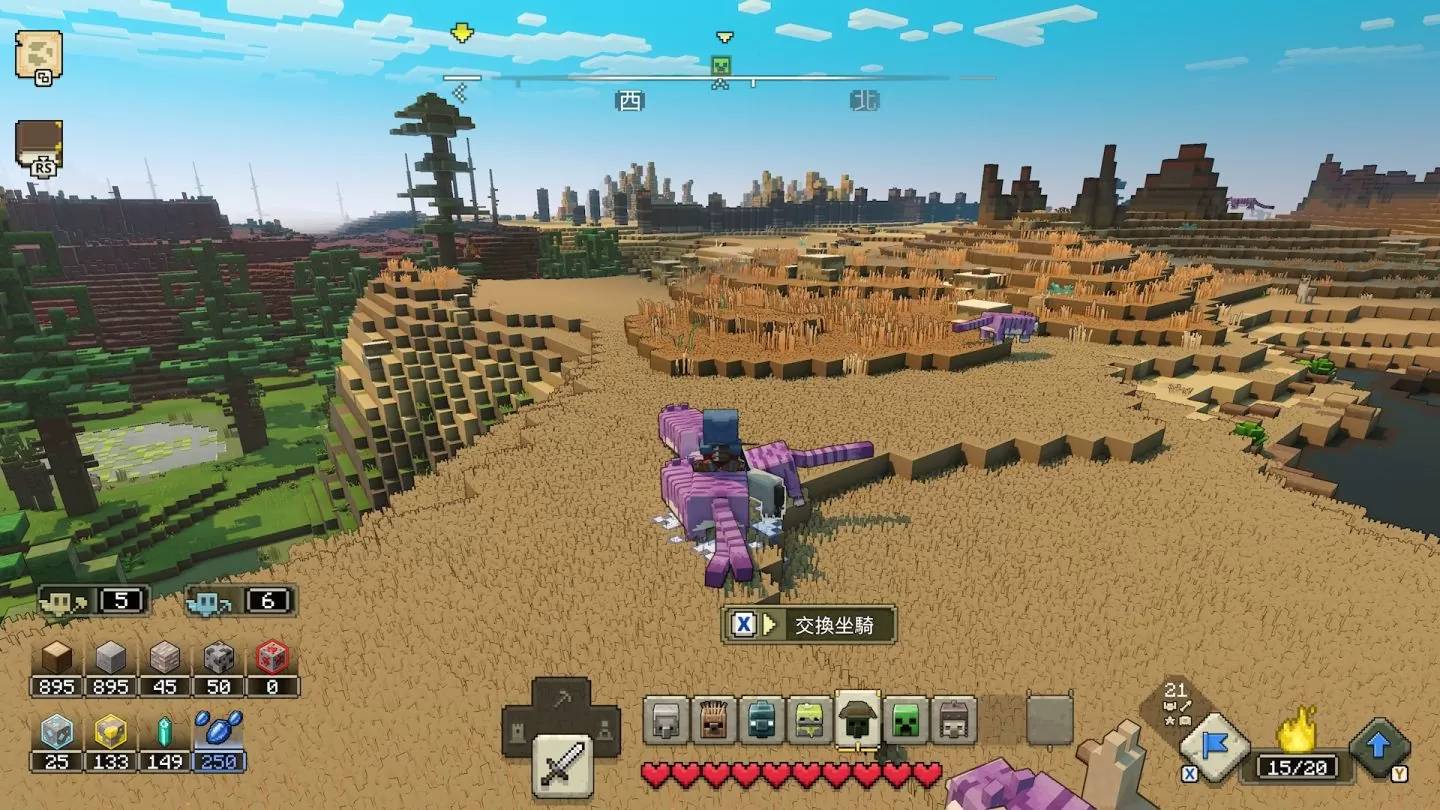 《Minecraft》新作《我的世界：传奇》试玩心得：单人兵分多路苦力帕炸翻猪布林