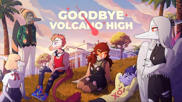 《再见火山高校》Steam体验版免费下载，采动画电影式叙事冒险玩法