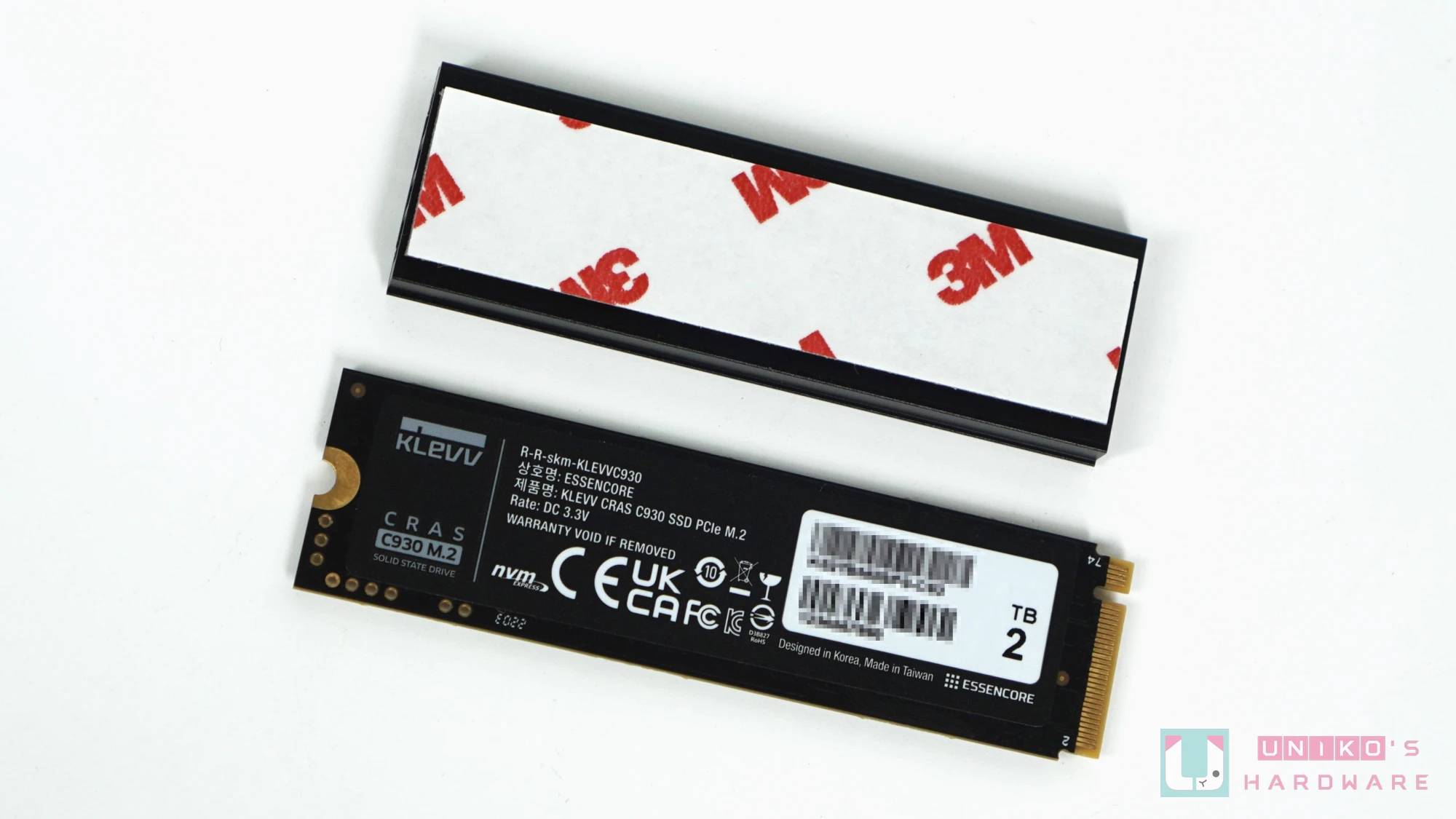 KLEVV CRAS C930 M.2 NVMe PCIe Gen4x4 SSD 评测开箱