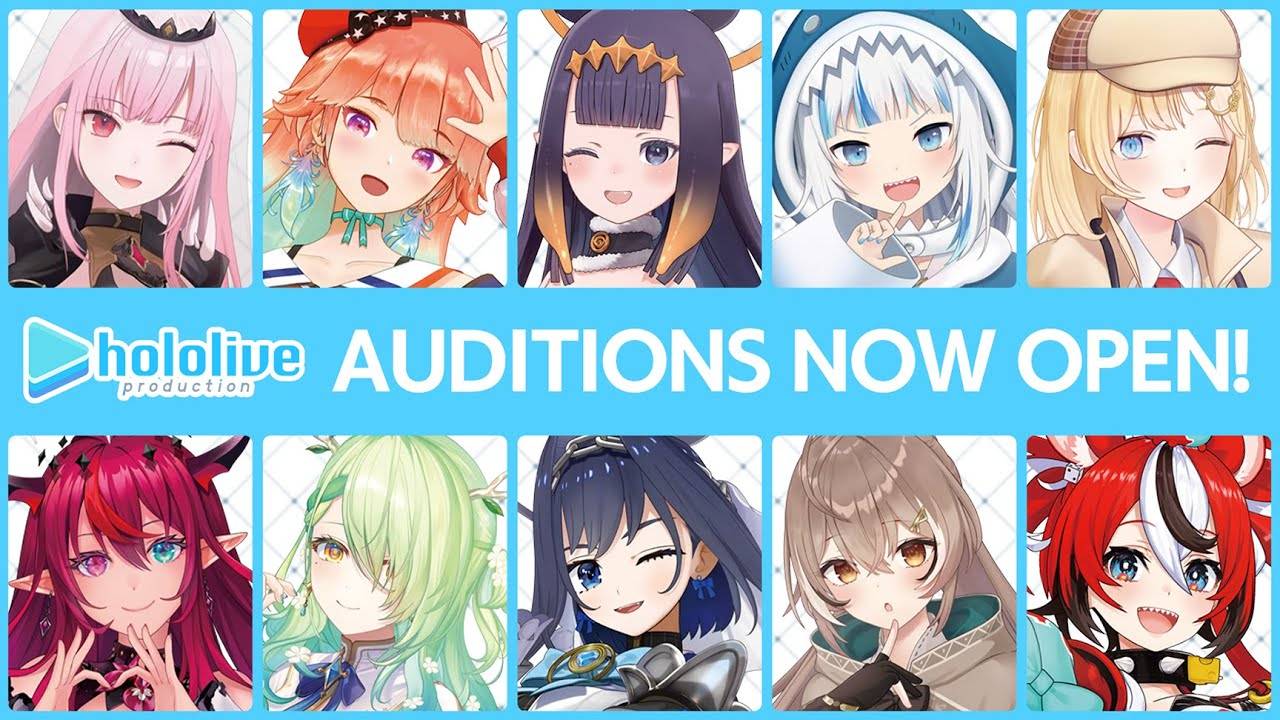 hololive English VTuber Auditions Now Open!