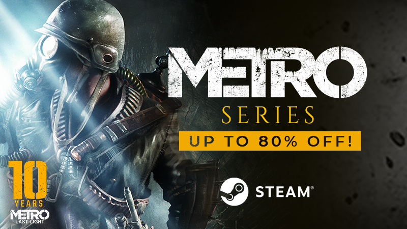 白嫖的，哪次不拿？Steam《METRO: LAST LIGHT》限时免费领取，领后永久入库！