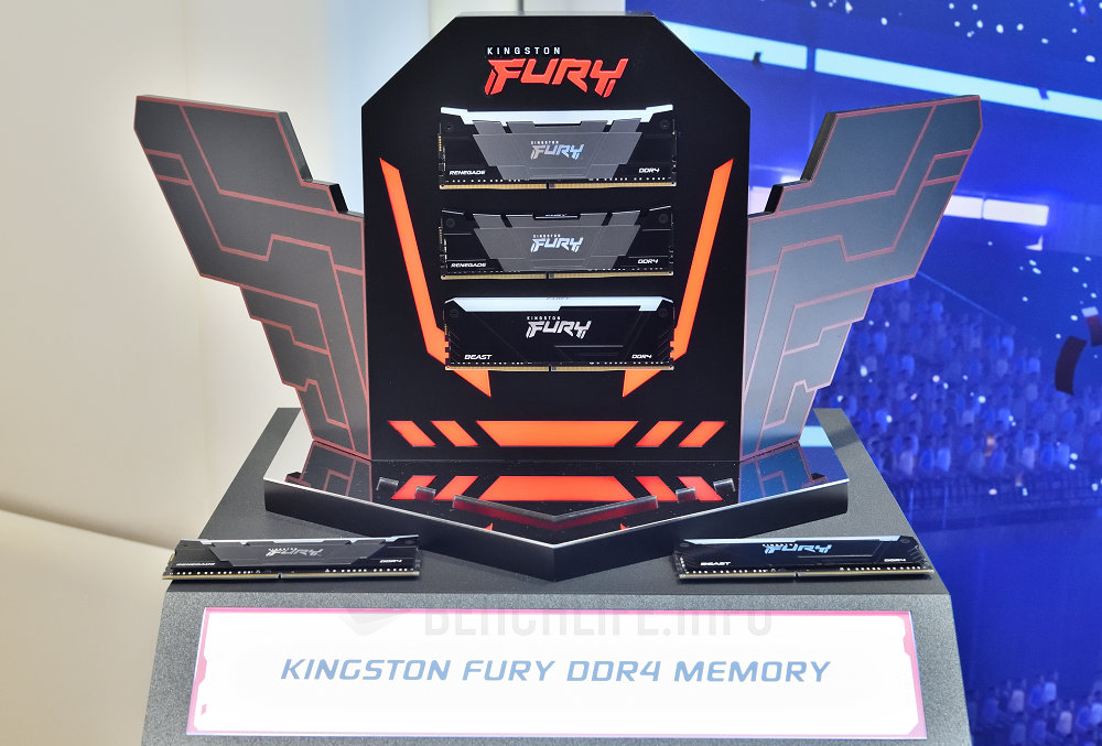 Kingston 展出新版 FURY Beast DDR5 RGB 内存，增加 12、24、48GB 选项