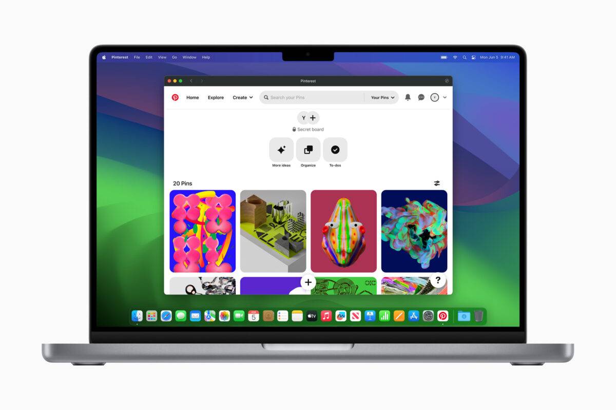 Mac macOS macOS Sonoma 网页 App WWDC WWDC 2023