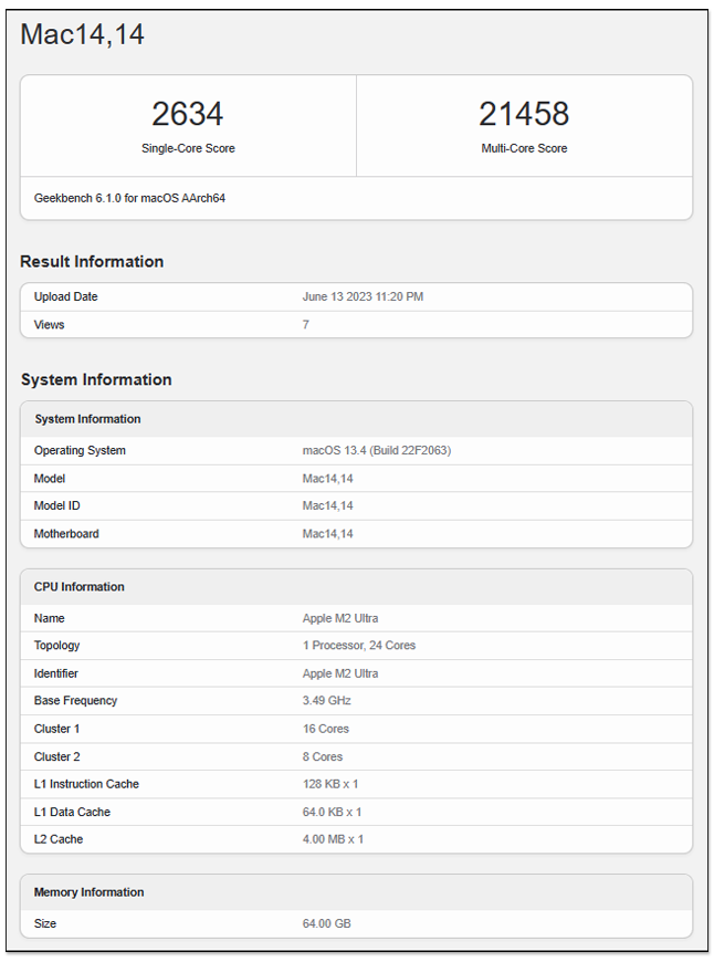 搭载 M2 Ultra 的 Mac Pro 虽然贵 M2 Studio 很多，但最新跑分数据显示效能表现相同 - 电脑王阿达