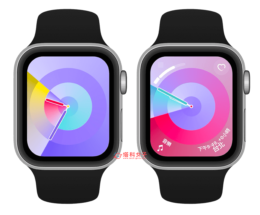 Apple Watch 调色盘表面