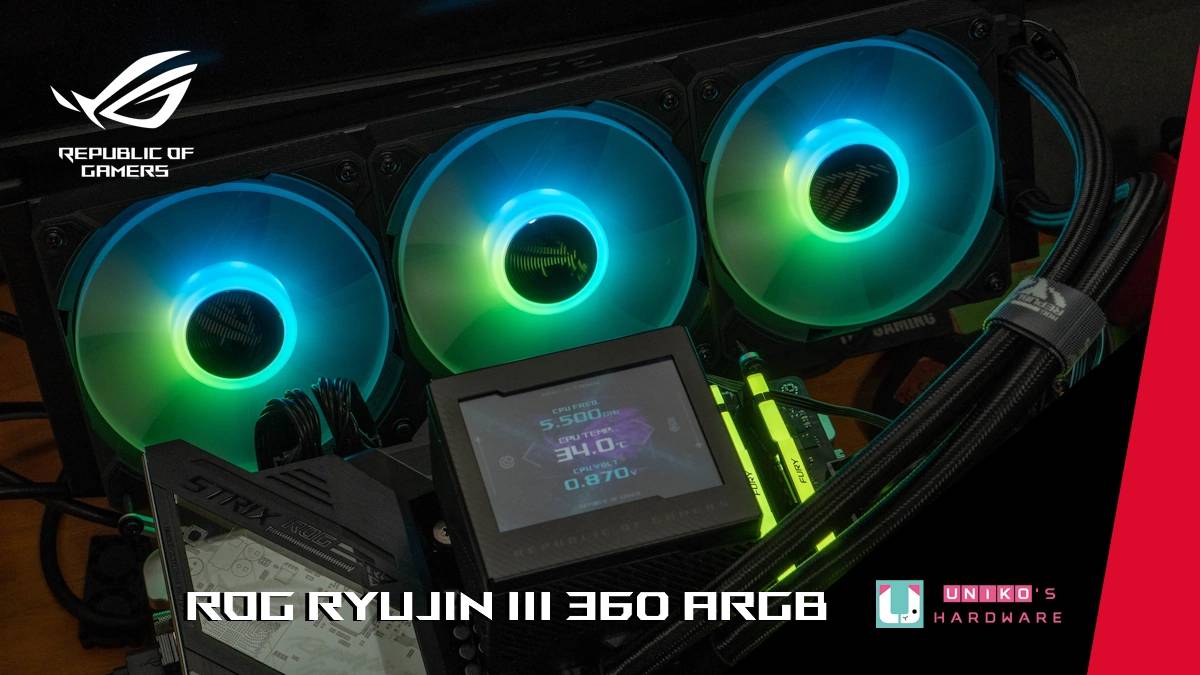 信仰电竞风！ ROG RYUJIN III 360 ARGB 一体式水冷散热器开箱评测