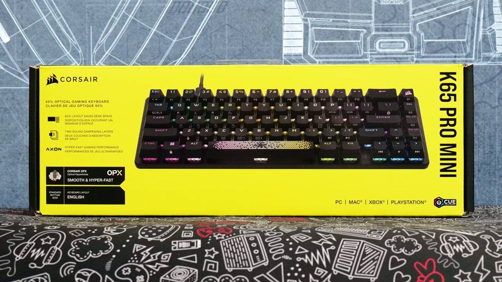 真 65% 的 K65 来啦！ CORSAIR K65 Pro Mini 电竞键盘