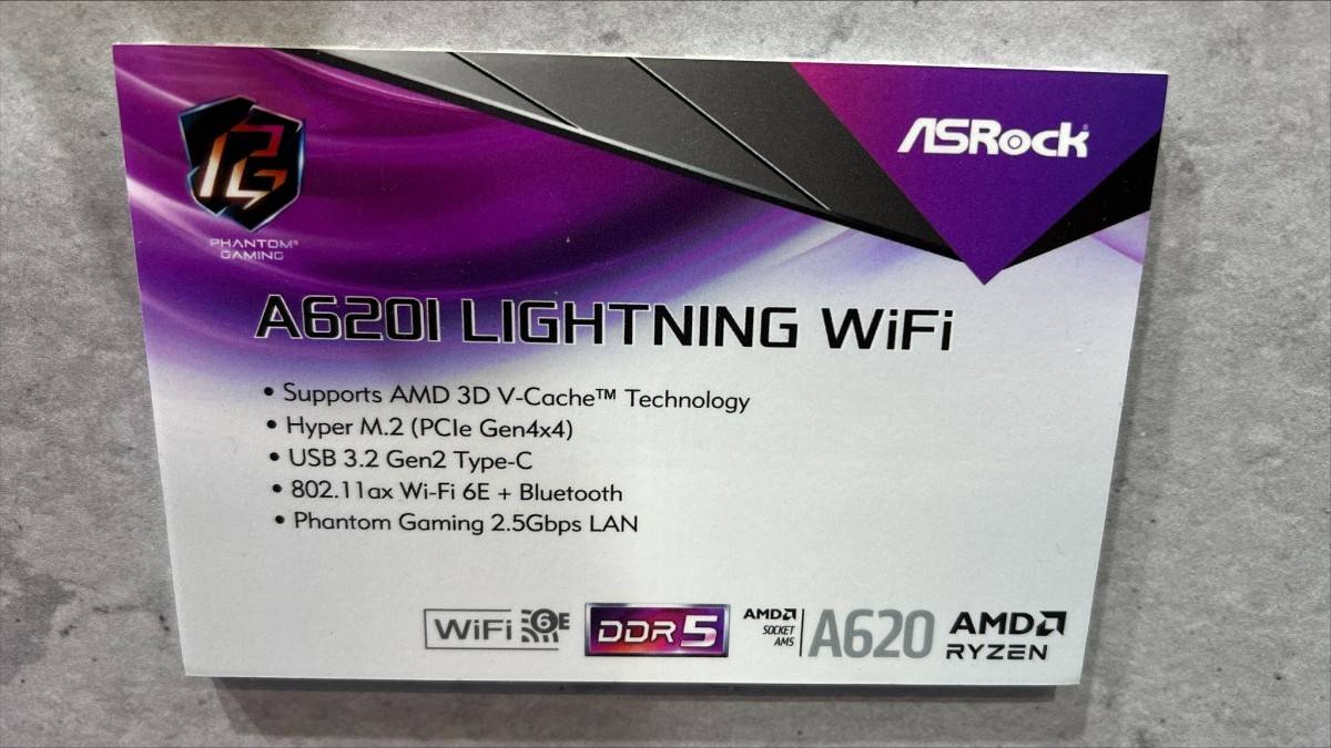 ASRock 在 Gamescom 2023 上展出 B650I / A620I Lightning WiFi 主板