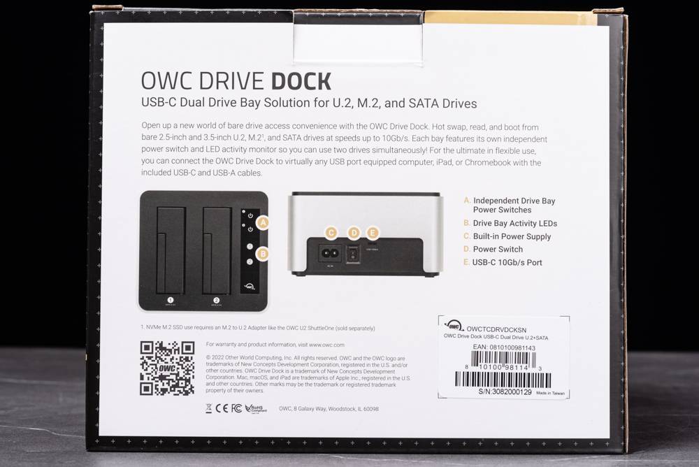 OWC Drive Dock U.2 双槽 SATA / NVMe U.2 外接 USB 扩充方案 / 硬盘吐司机升级拉！