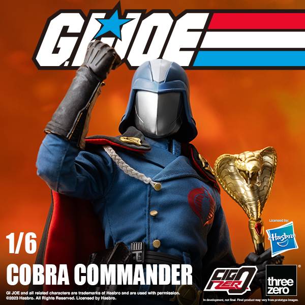 threezero 眼镜蛇指挥官《G.I. JOE 特种部队》FigZero 1/6 可动立体人形