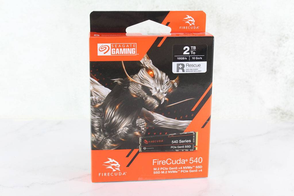 希捷Seagate FireCuda 540 PCIe Gen 5 SSD固态硬盘-加入10GB/s俱乐部新选择，让你走在速度最前端