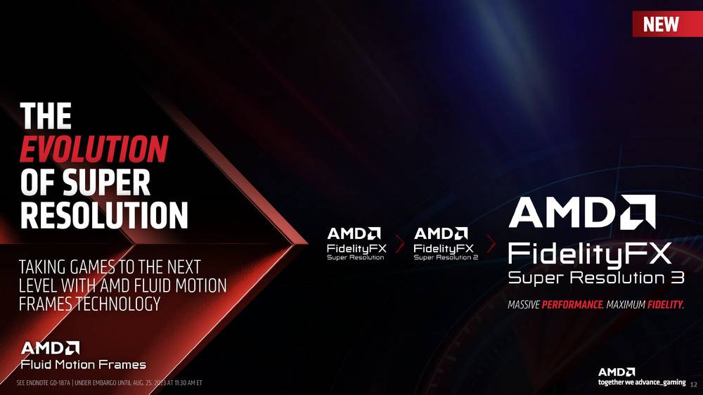 AMD 推出 Radeon RX 7800 XT 与 RX 7700 XT 锁定 1440p 玩家并预告 FSR3 快好了