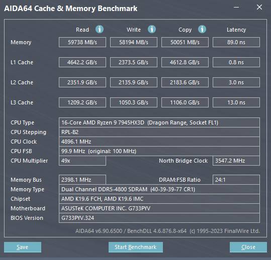 Ryzen 7945HX3D 强袭！ ROG STRIX SCAR 17 X3D （2023） G733PYV 测试报告