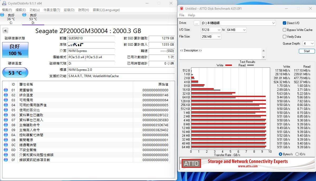 希捷Seagate FireCuda 540 PCIe Gen 5 SSD固态硬盘-加入10GB/s俱乐部新选择，让你走在速度最前端