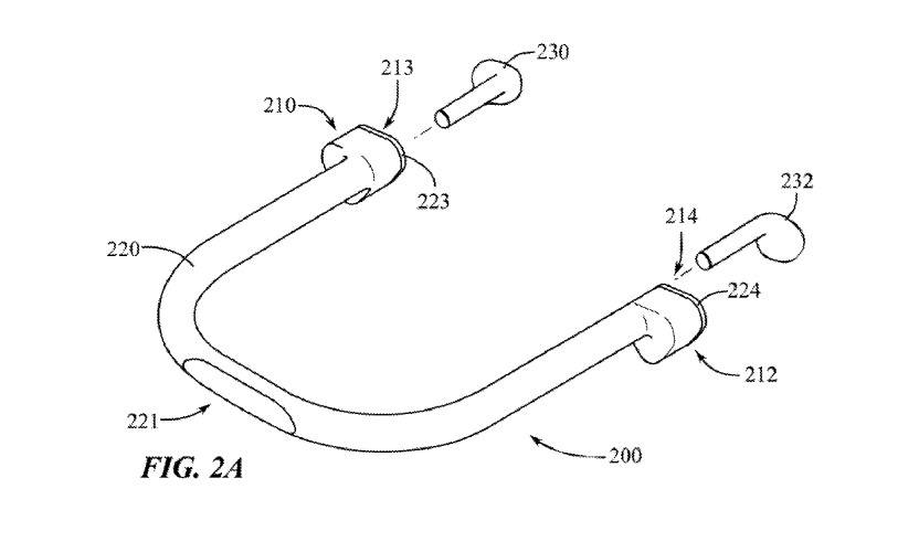 苹果新专利让充电盒变成手环项链，防止弄丢 AirPods