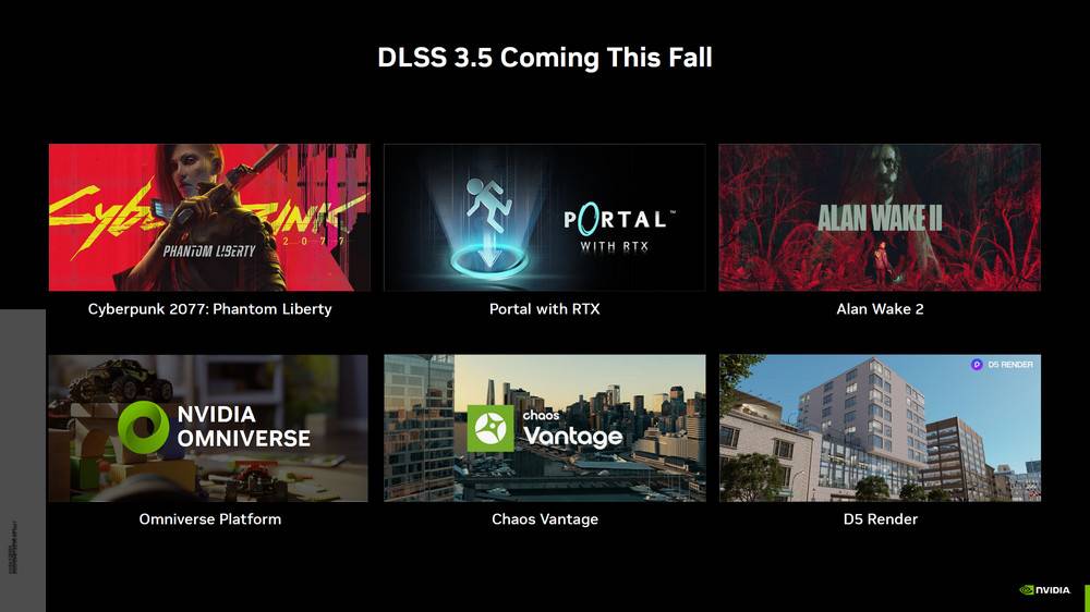 NVIDIA Gamescom 更新：DLSS 3.5 光线重塑、Half-Life 2 RTX 光追版、NeMo SteerLM 智能 NPC