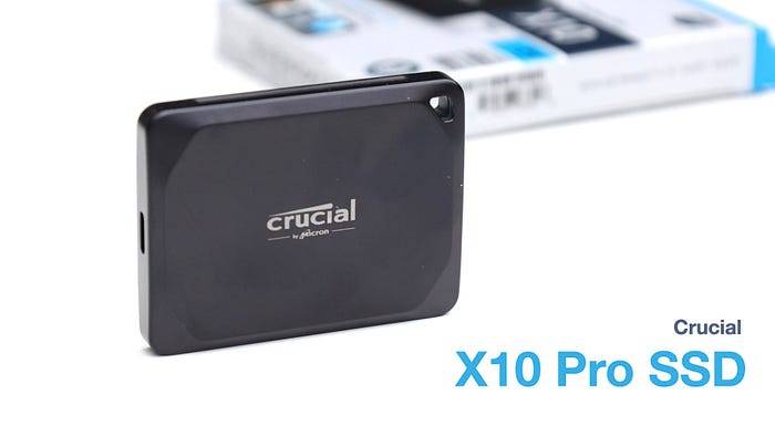 Micron 第一款 USB3.2 Gen2 20Gbps 外接固态硬盘 Crucial X10 Pro SSD