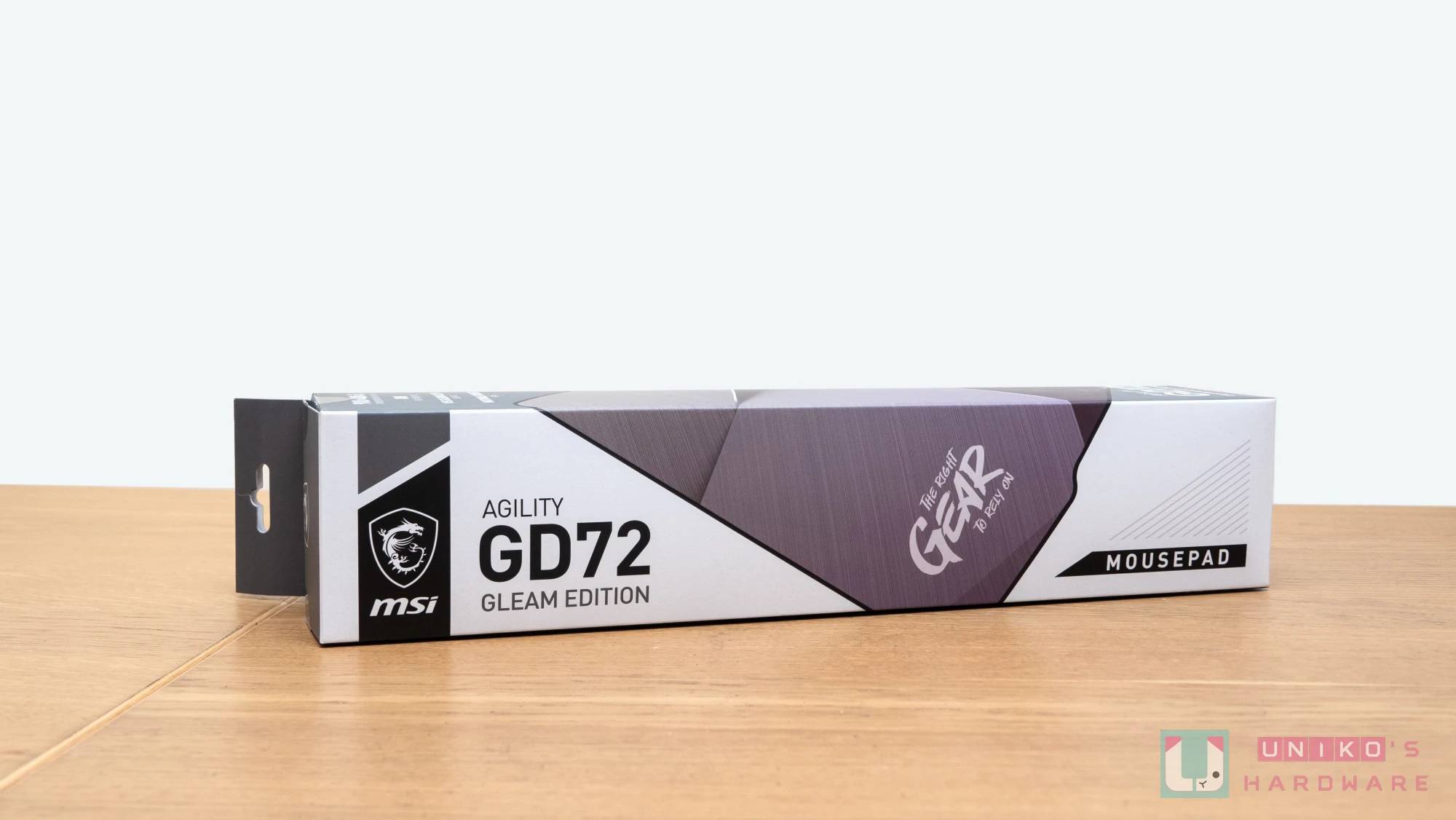 滑顺高质感！ MSI AGILITY GD72 GLEAM EDITION 彩虹膜电竞鼠标垫开箱