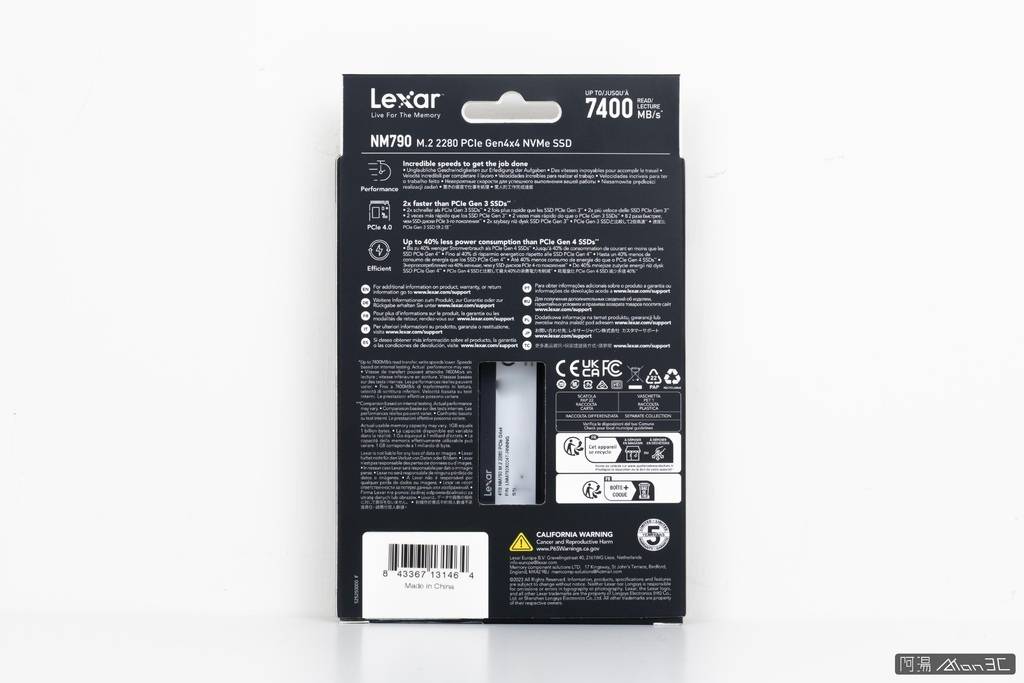 Lexar NM790 4TB - 谁说便宜不能有速度？ 低价 PCI-E Gen4 游戏碟