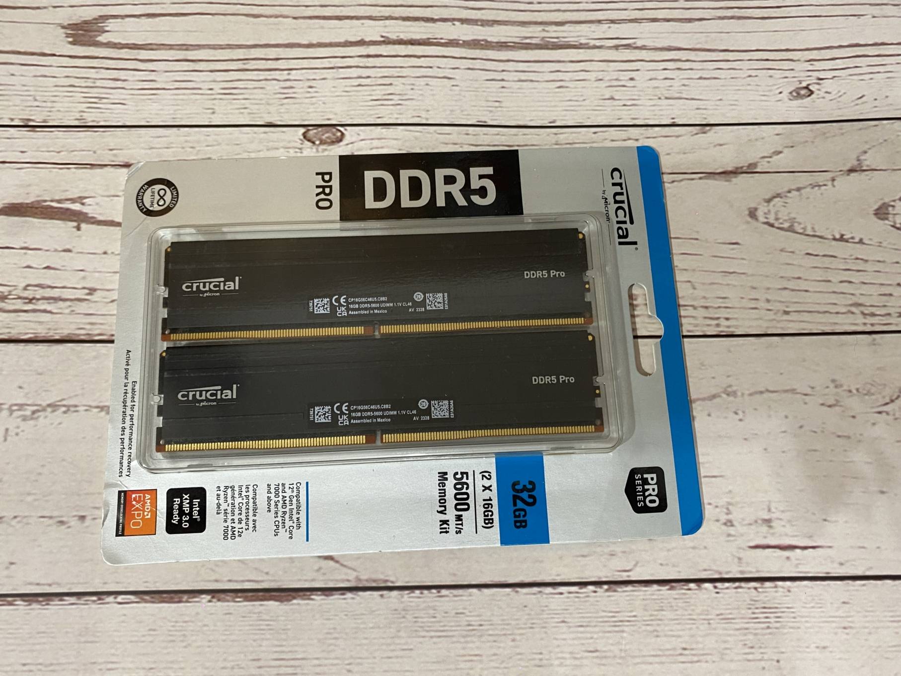 Micron 美光 Crucial PRO DDR5 5600 16GB X2 简测体验