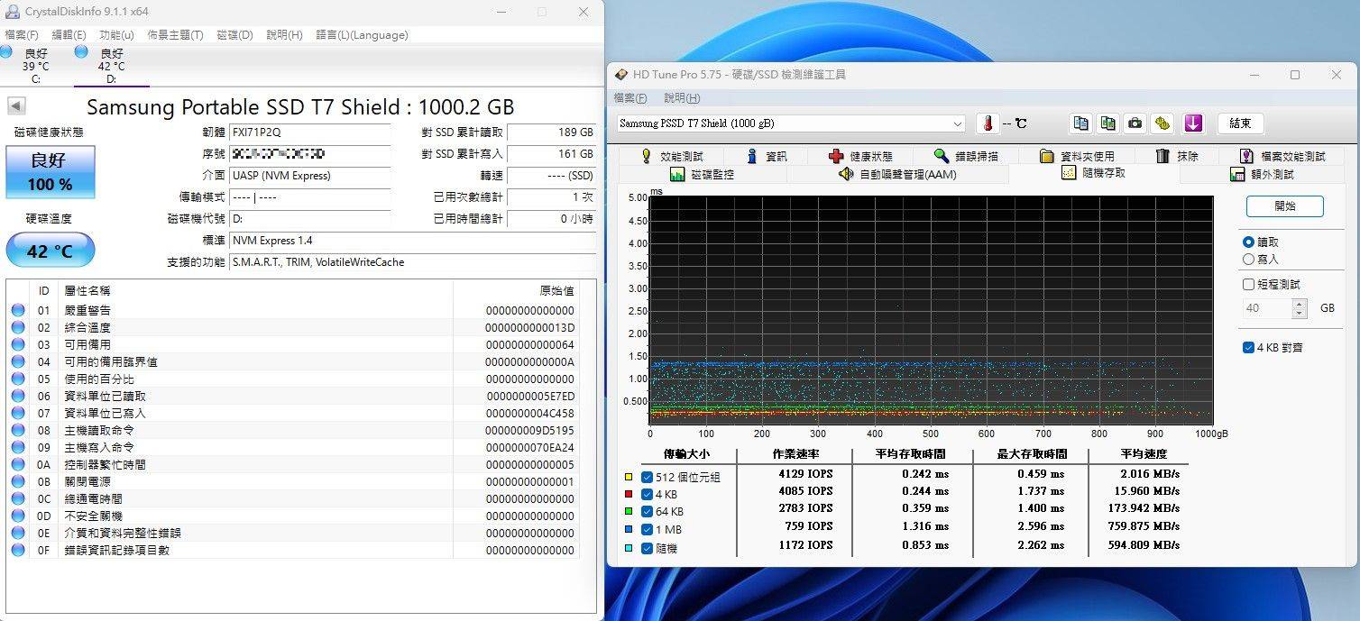 三星SAMSUNG T7 Shield 1TB USB 3.2 Gen 2移动固态硬盘-防水防尘好厉害，更有1050MB/s高速传输