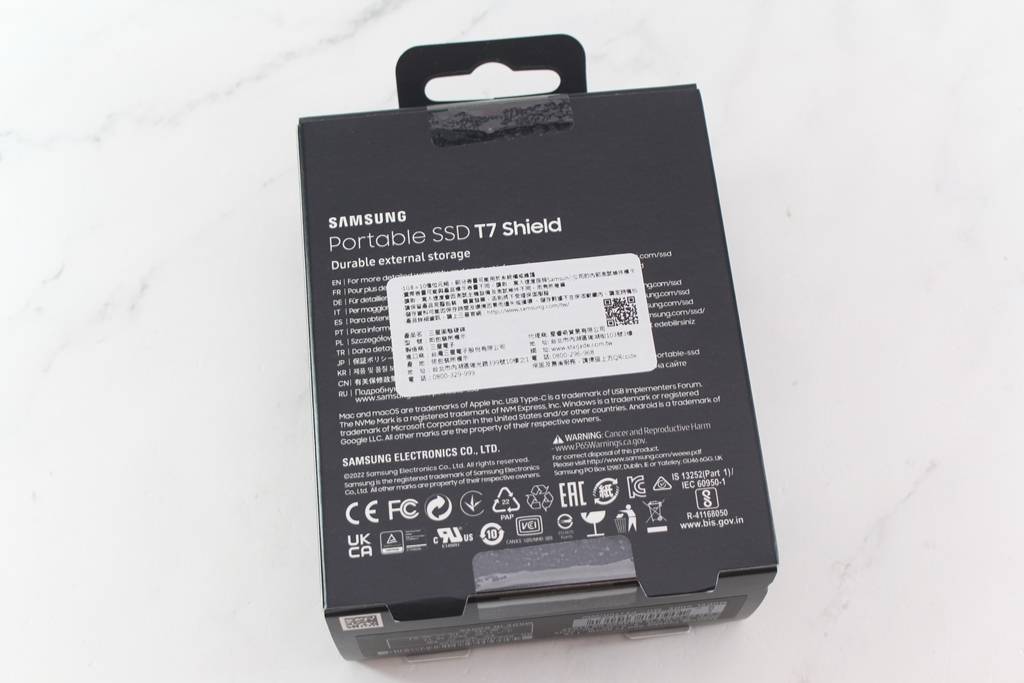 三星SAMSUNG T7 Shield 1TB USB 3.2 Gen 2移动固态硬盘-防水防尘好厉害，更有1050MB/s高速传输