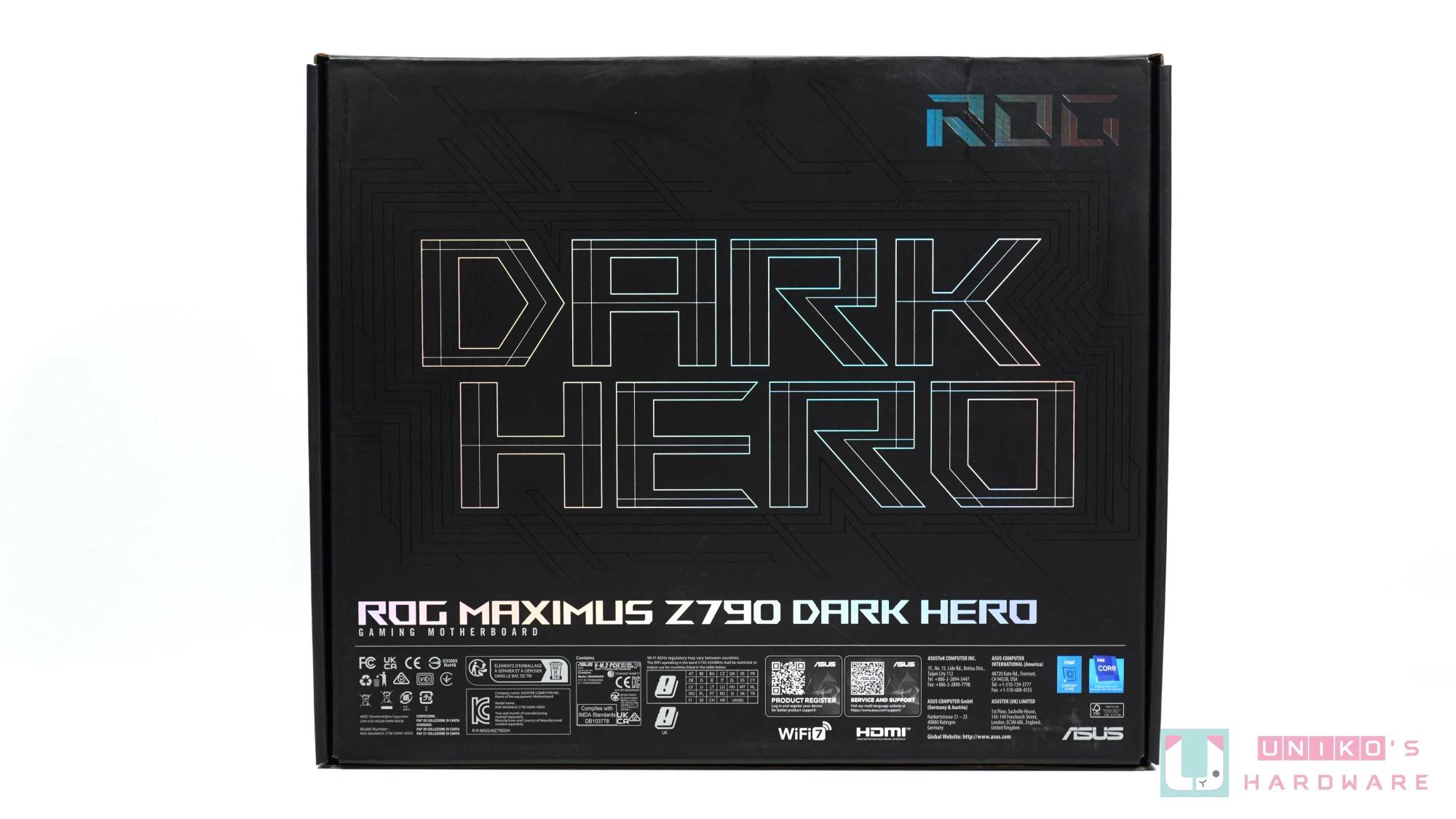ROG MAXIMUS Z790 DARK HERO 主板开箱评测