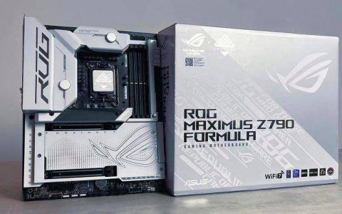 华硕ROG Maximus Z790 Formula主板曝光，采用黑白设计