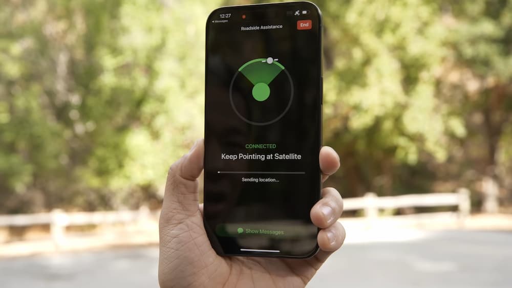 如何使用 iPhone 卫星道路救援功能 5 
