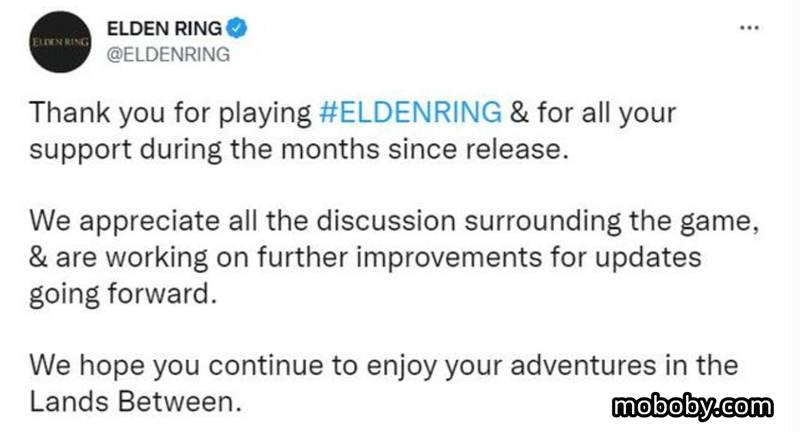 《艾尔登法环》官方发文：正在筹备更多新内容，DLC要推出？