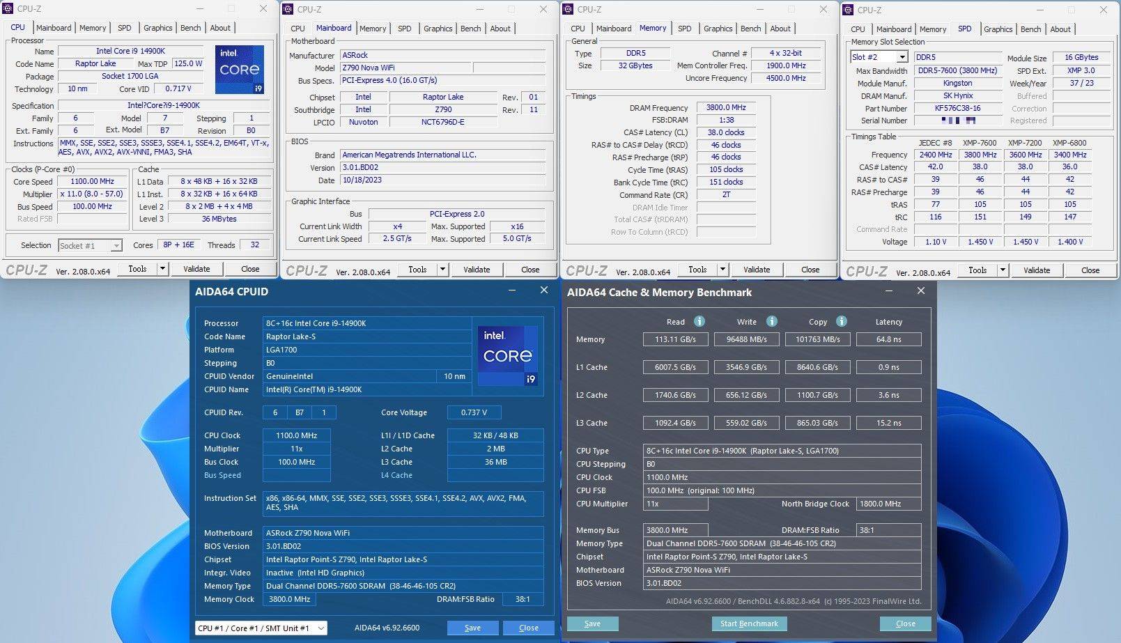 华擎ASRock Phantom Gaming Z790 Nova WiFi-超强六支M.2扩充，还搭载最新Wi-Fi 7无线网络卡