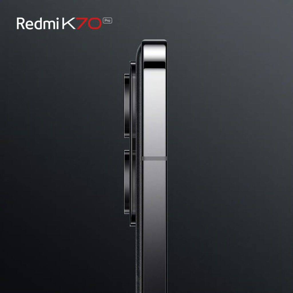 这颜值你给几分？Redmi K70 Pro外观公布：直边直屏+后置矩阵三摄！