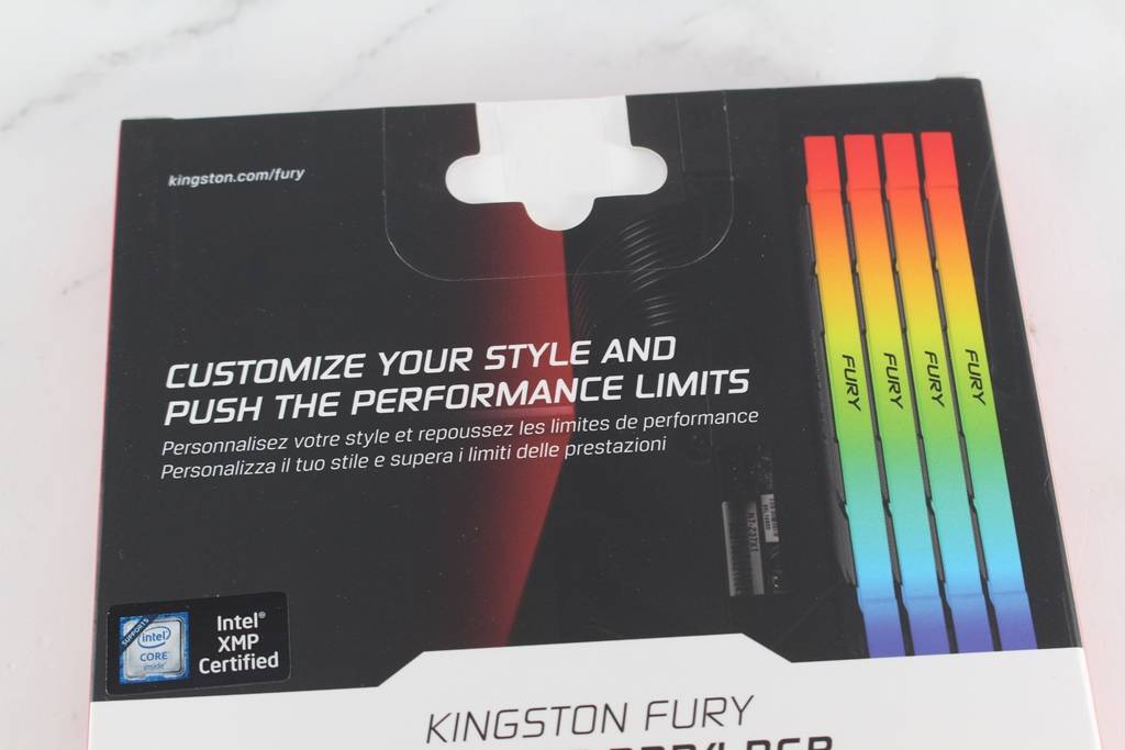金士顿Kingston FURY Renegade RGB DDR4-4600超频内存-全新造型设计，频率再推进