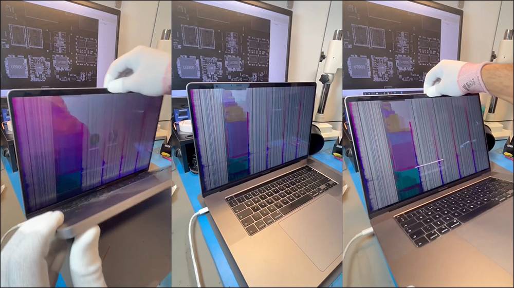 多款 MacBook Pro 屏幕爆发紫色直线灾情，凶手可能是「灰尘」 - 电脑王阿达