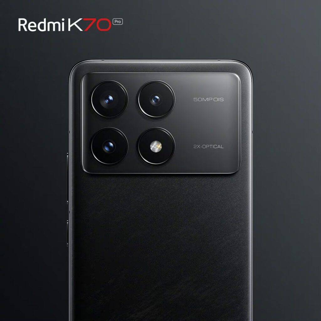 这颜值你给几分？Redmi K70 Pro外观公布：直边直屏+后置矩阵三摄！