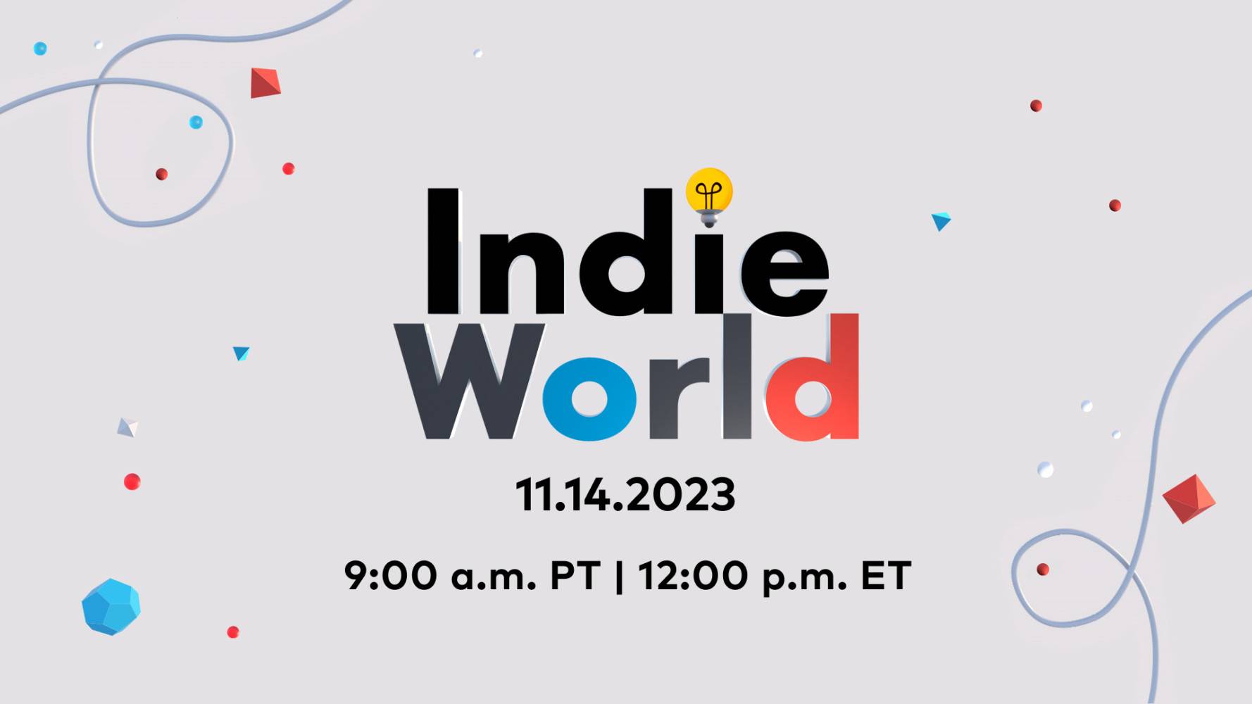 来了来了！任天堂最新一期「Indie World」发布会确定将在 11 月 15 日举办！