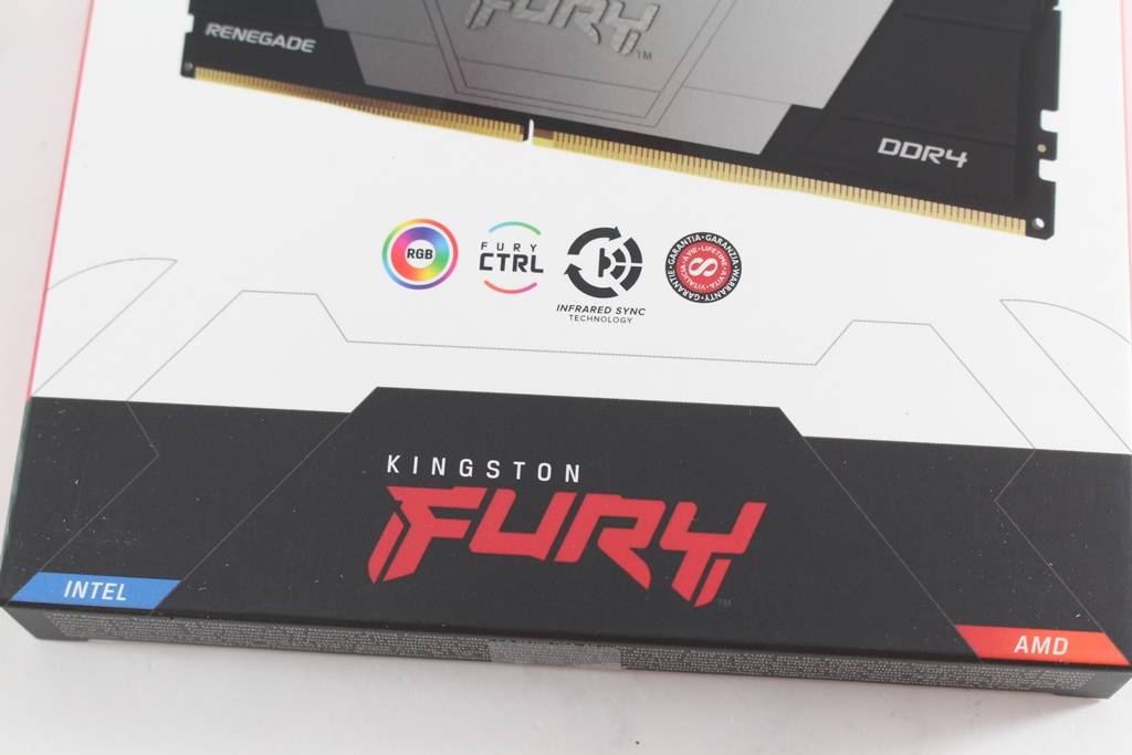 金士顿Kingston FURY Renegade RGB DDR4-4600超频内存-全新造型设计，频率再推进