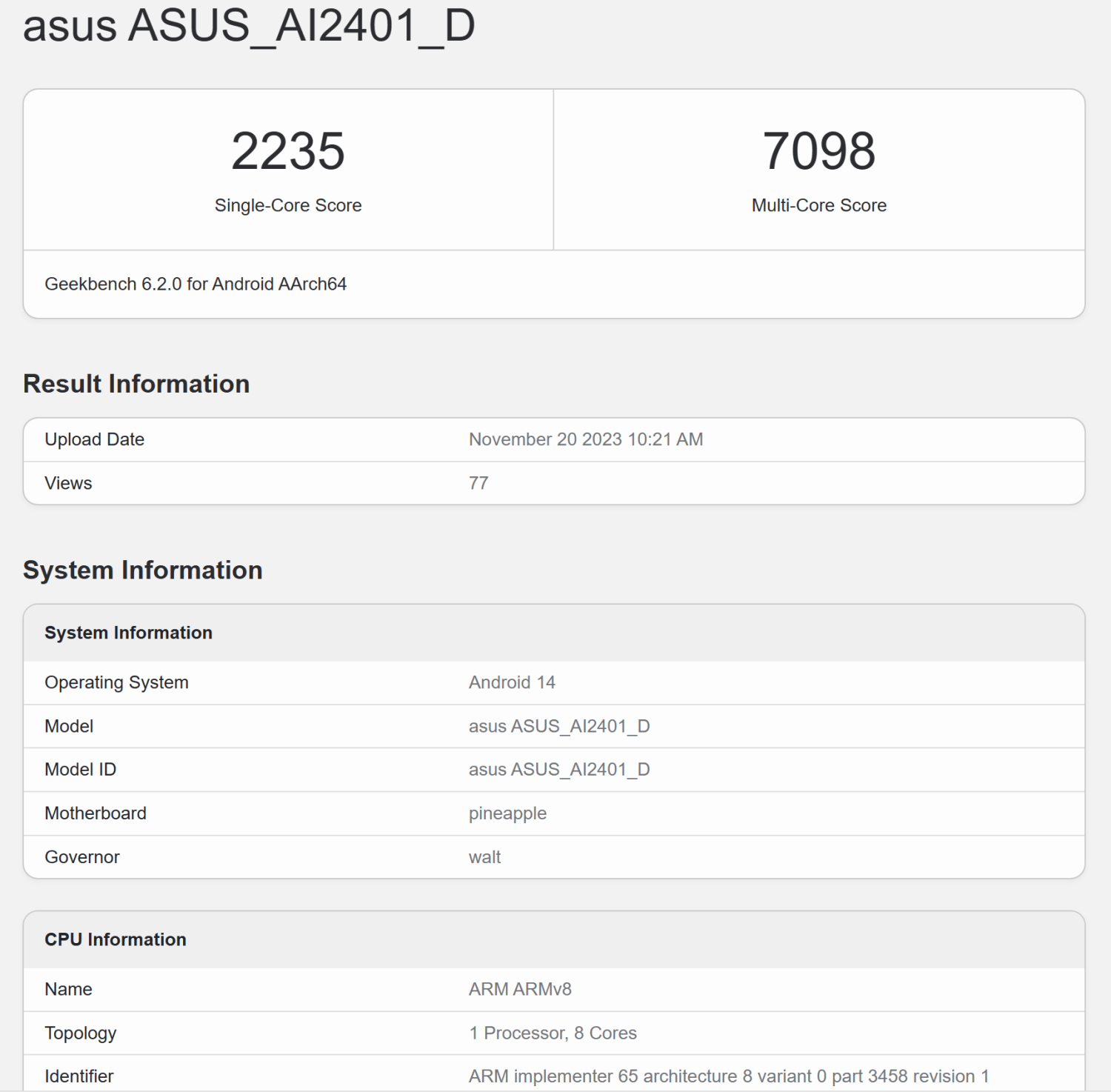 华硕ROG Phone 8跑分悄悄亮相，同样搭配65W快速充电image-17-1500x1474