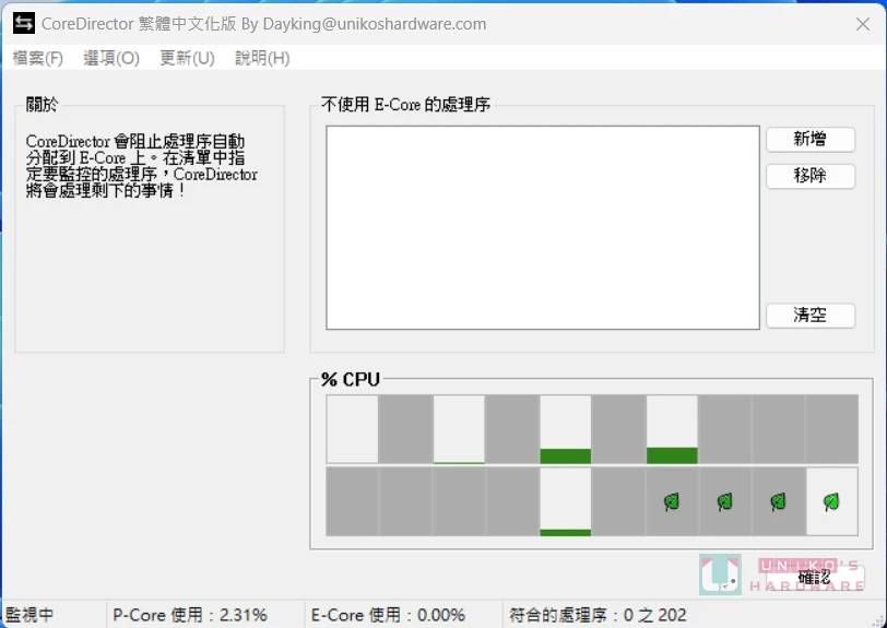 CoreDirector 解决大小核调度不够聪明问题，自动让指定程序置于 P-Core 执行