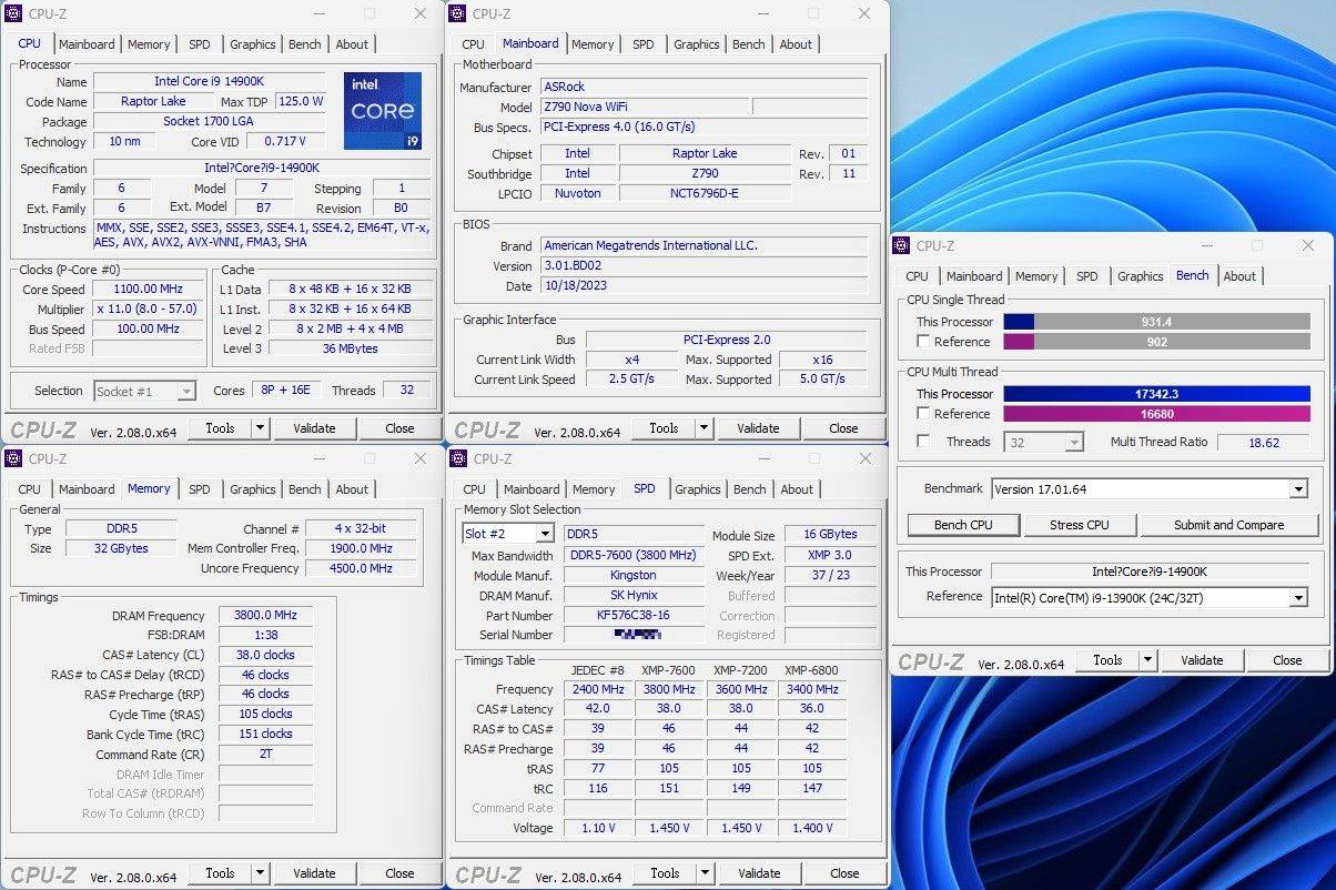 华擎ASRock Phantom Gaming Z790 Nova WiFi-超强六支M.2扩充，还搭载最新Wi-Fi 7无线网络卡