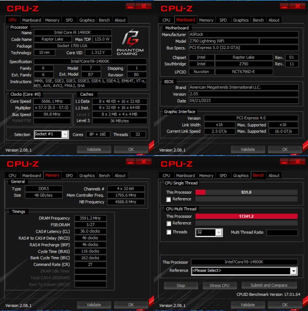 主流性价比之选 ！ ASRock PHANTOM GAMING Z790 Lightning WiFi 主板开箱测试