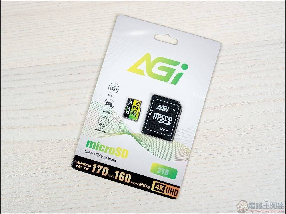 亚奇雷 AGI Supreme Pro TF 138 2TB microSD 记忆卡 （3）