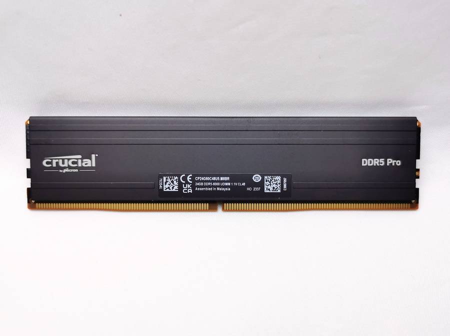 美光 Crucial Pro DDR5-6000 2x24GB 内存 - 容量提高、频率提升