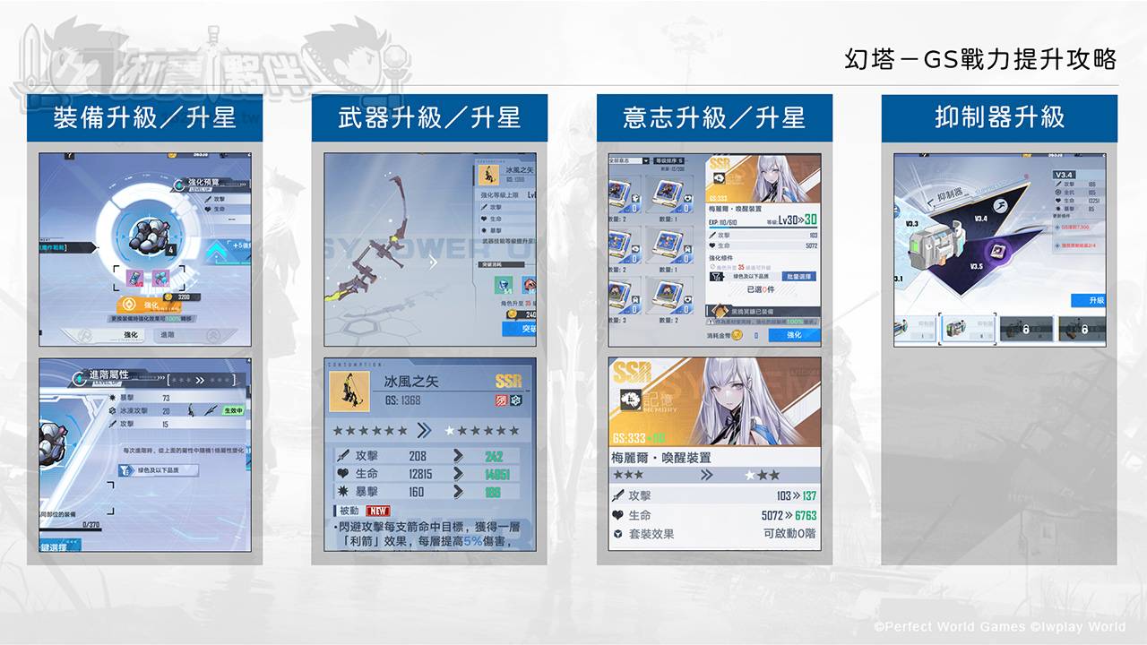 幻塔 | 武器GS全资源取得攻略 | 从大佬身上学经验，GS战力具体提升攻略（二）