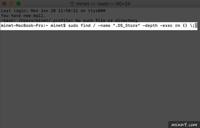 梅問題－[MAC] 刪除.DS_Store檔案，與關閉.DS_Store文件產生