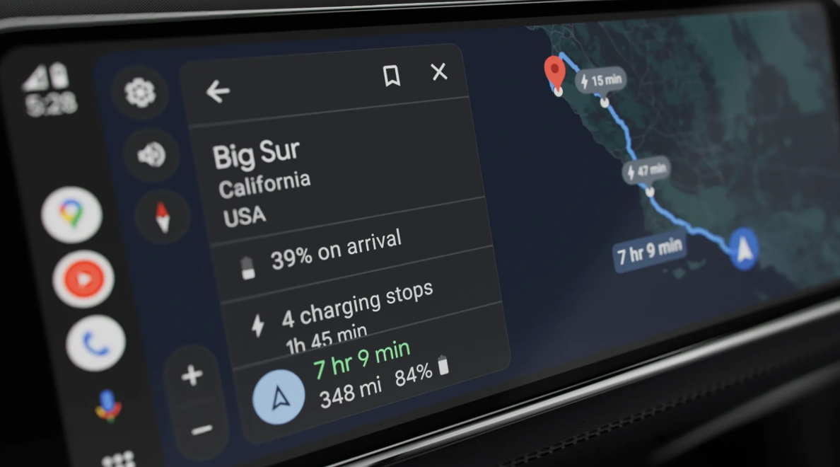 Android Auto 车机大改革，Chrome 浏览器登陆、地图改进、更多App