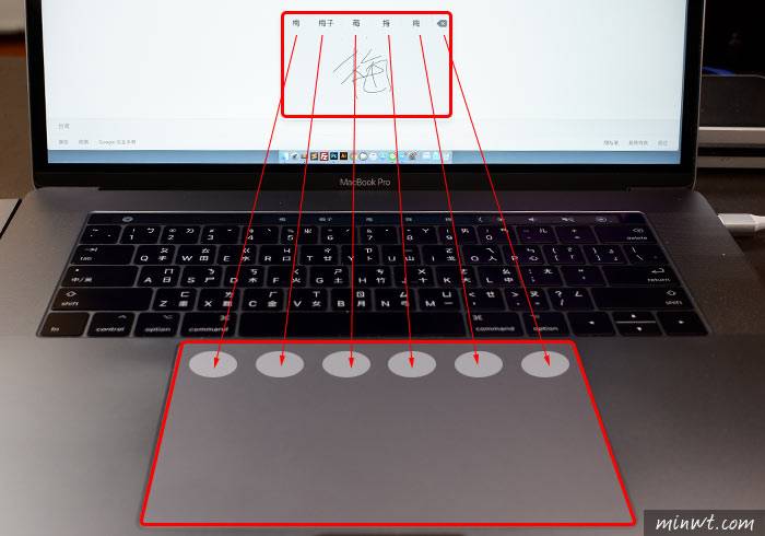 梅问题-MAC内置手写输入法，搭配Touchpad与Touch Bar超方便！
