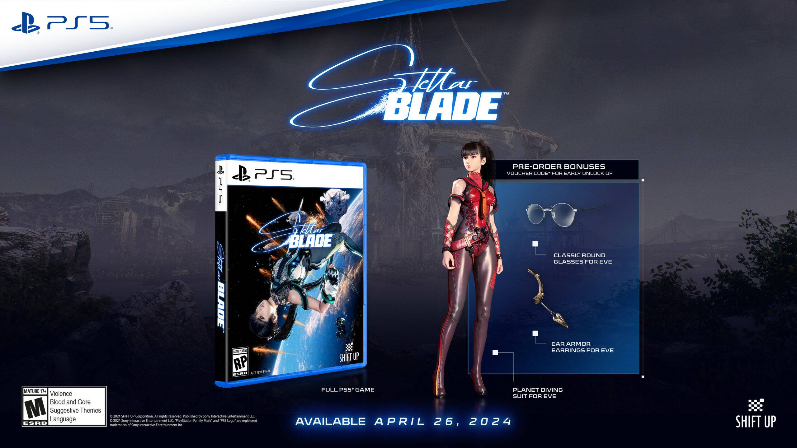 PS5独占游戏《Stellar Blade》4月正式推出，更多游戏内容和玩法揭露