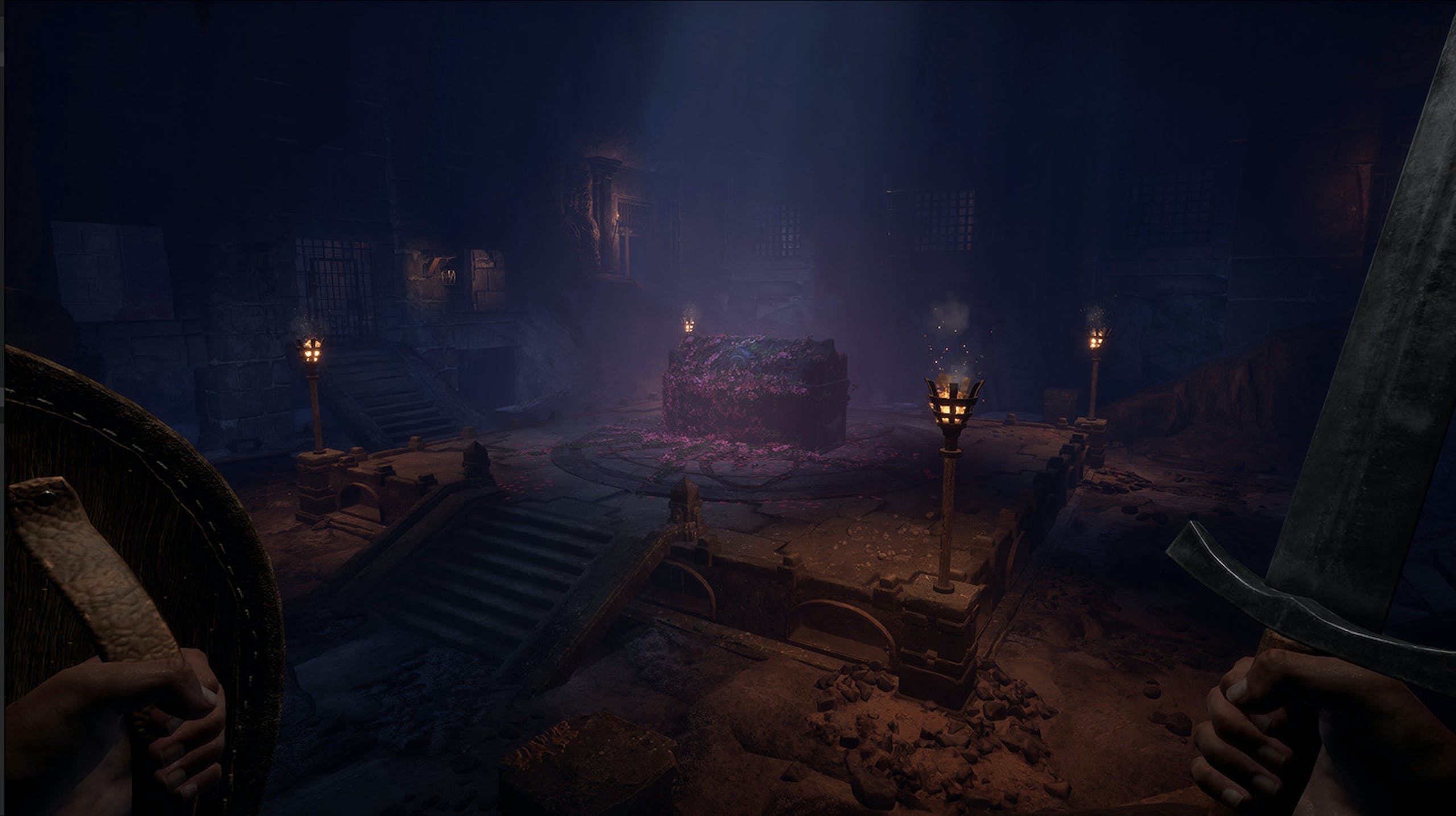 Steam第一人称地城打宝Dungeonborne 多人合作在黑暗吞噬前搜刮宝物逃离地下城
