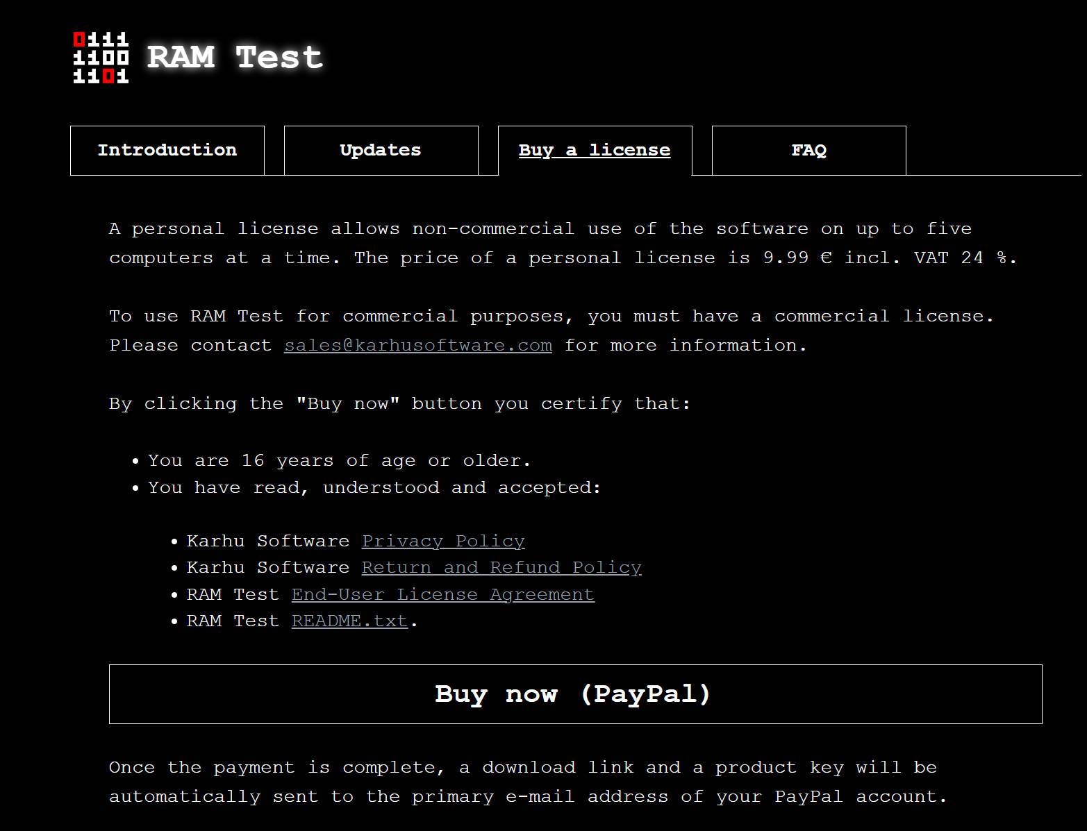 内存稳定性测试软件KARHU RAM TEST即将迎来重大更新